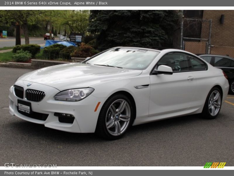 Alpine White / Black 2014 BMW 6 Series 640i xDrive Coupe