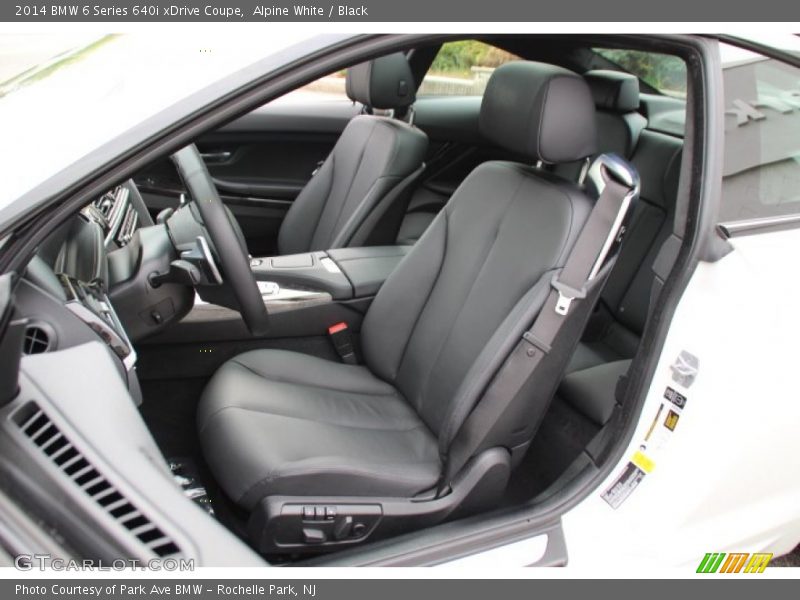 Front Seat of 2014 6 Series 640i xDrive Coupe