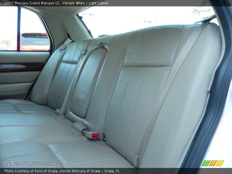 Vibrant White / Light Camel 2007 Mercury Grand Marquis LS