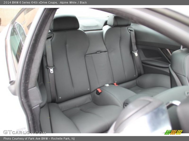 Rear Seat of 2014 6 Series 640i xDrive Coupe