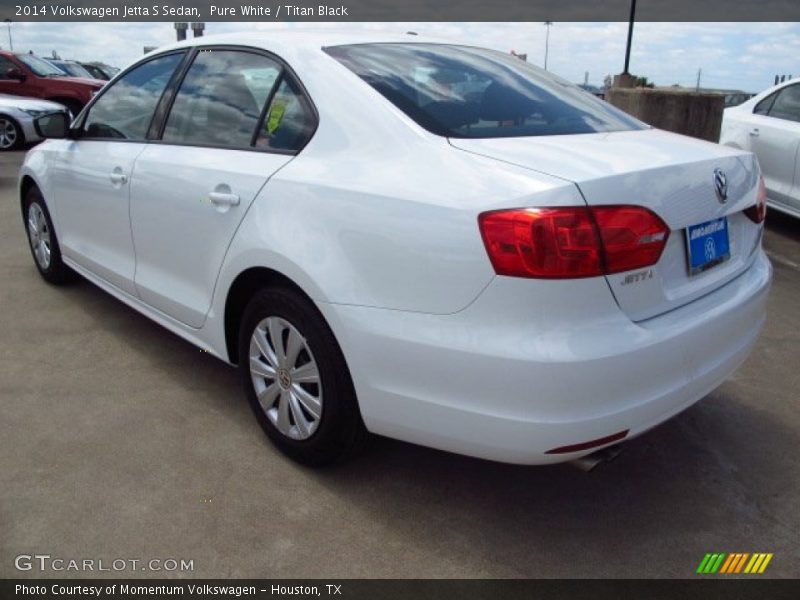 Pure White / Titan Black 2014 Volkswagen Jetta S Sedan