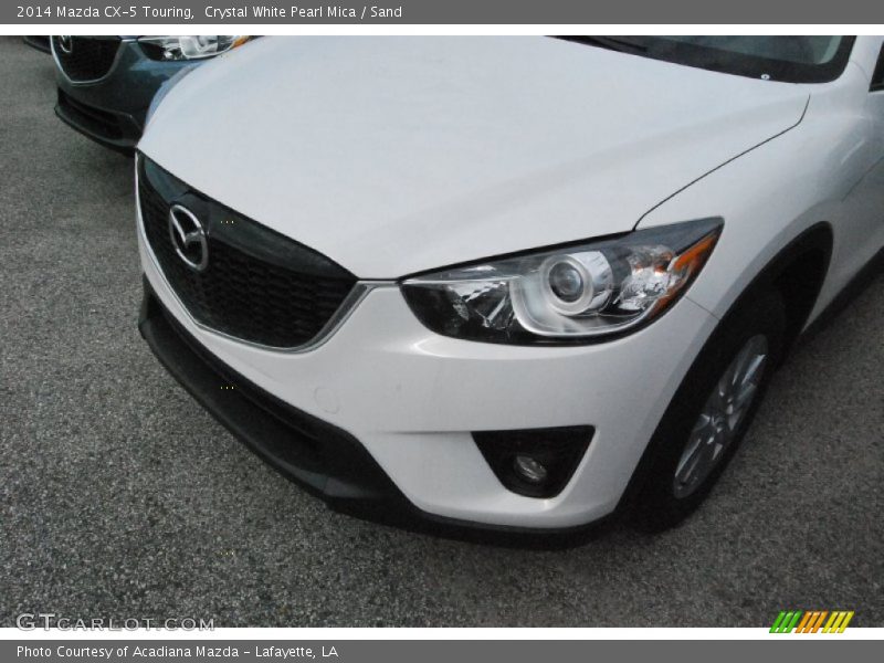 Crystal White Pearl Mica / Sand 2014 Mazda CX-5 Touring