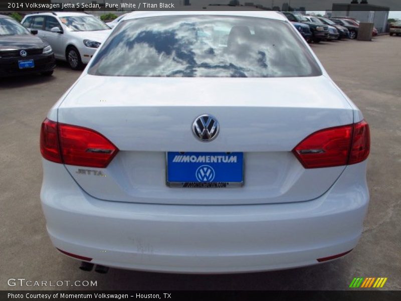 Pure White / Titan Black 2014 Volkswagen Jetta S Sedan