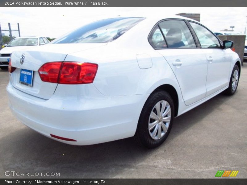 Pure White / Titan Black 2014 Volkswagen Jetta S Sedan