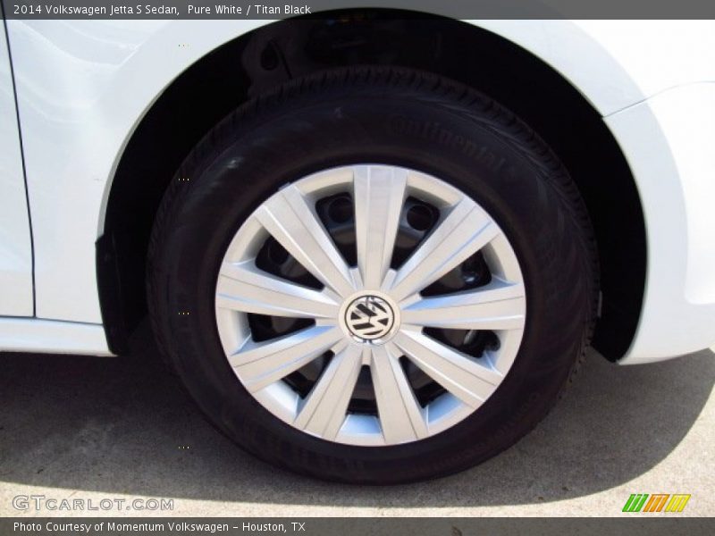 Pure White / Titan Black 2014 Volkswagen Jetta S Sedan