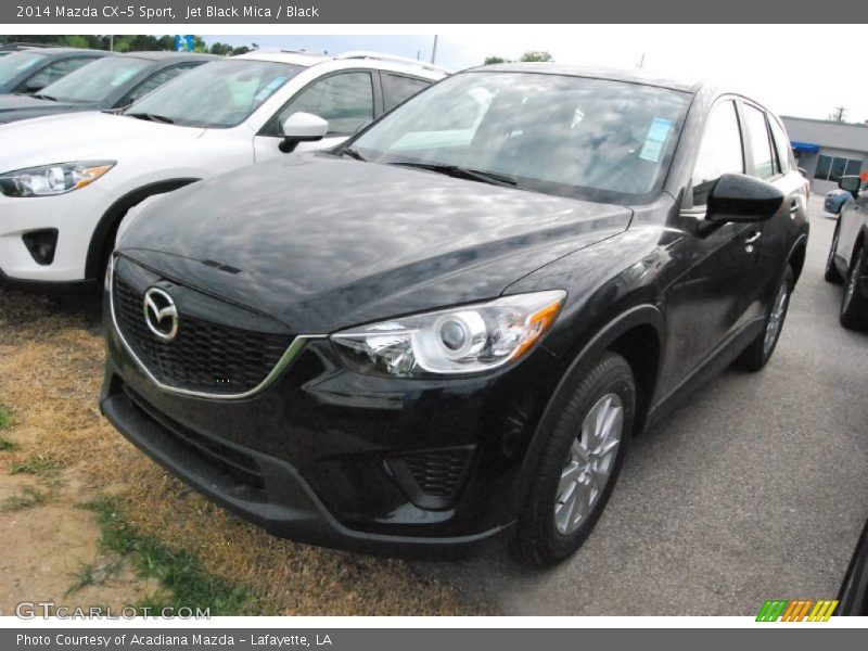Jet Black Mica / Black 2014 Mazda CX-5 Sport
