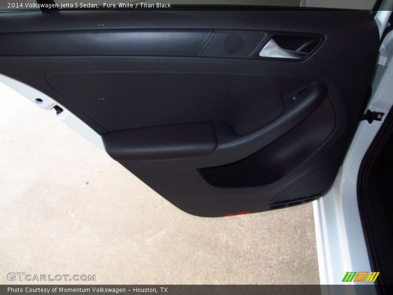 Pure White / Titan Black 2014 Volkswagen Jetta S Sedan