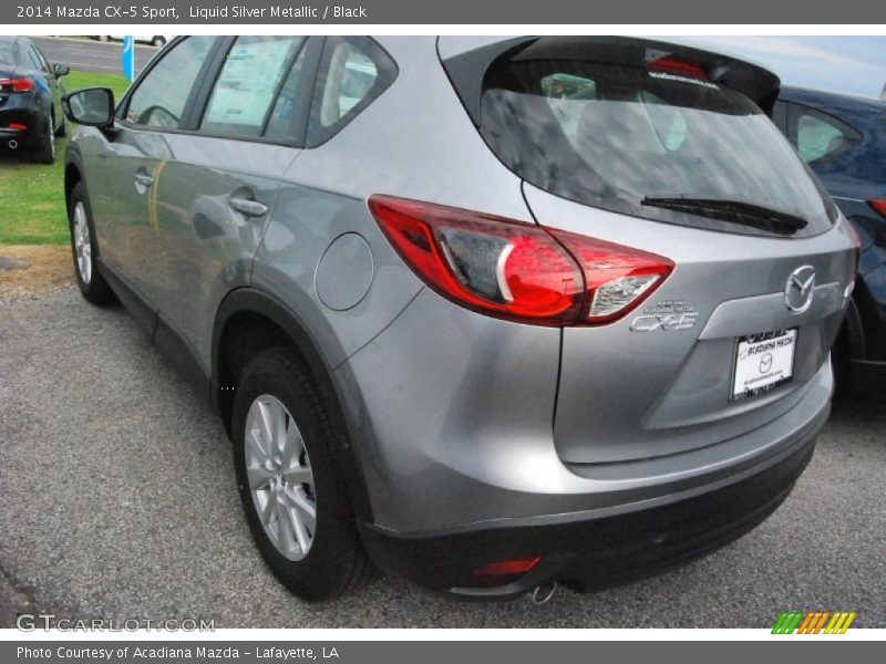 Liquid Silver Metallic / Black 2014 Mazda CX-5 Sport