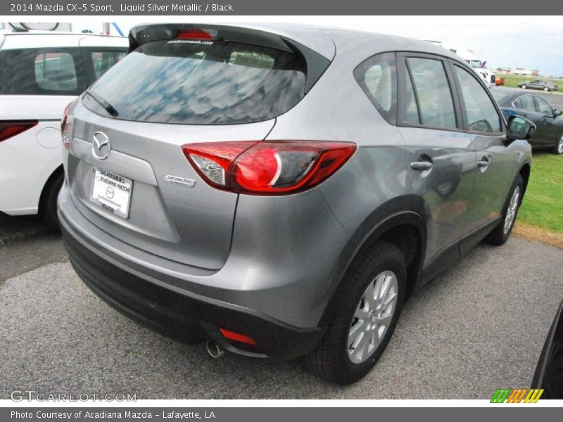 Liquid Silver Metallic / Black 2014 Mazda CX-5 Sport