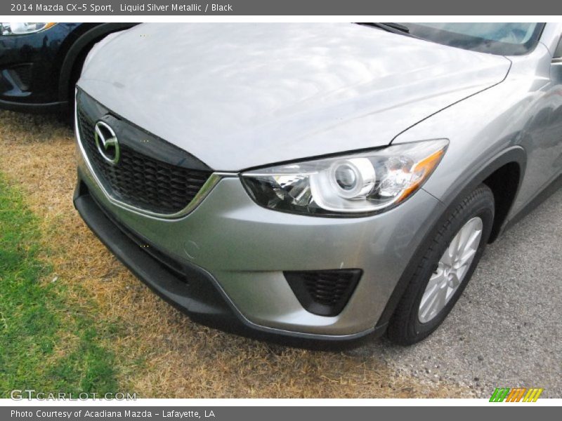 Liquid Silver Metallic / Black 2014 Mazda CX-5 Sport
