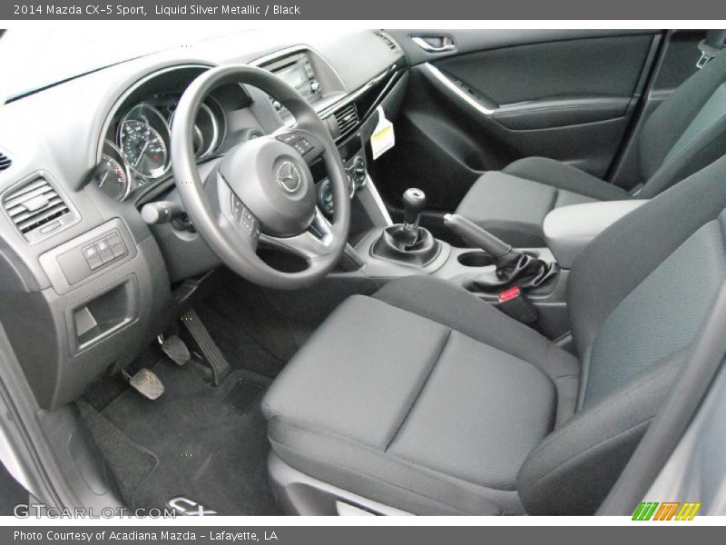 Liquid Silver Metallic / Black 2014 Mazda CX-5 Sport
