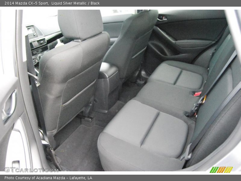 Liquid Silver Metallic / Black 2014 Mazda CX-5 Sport