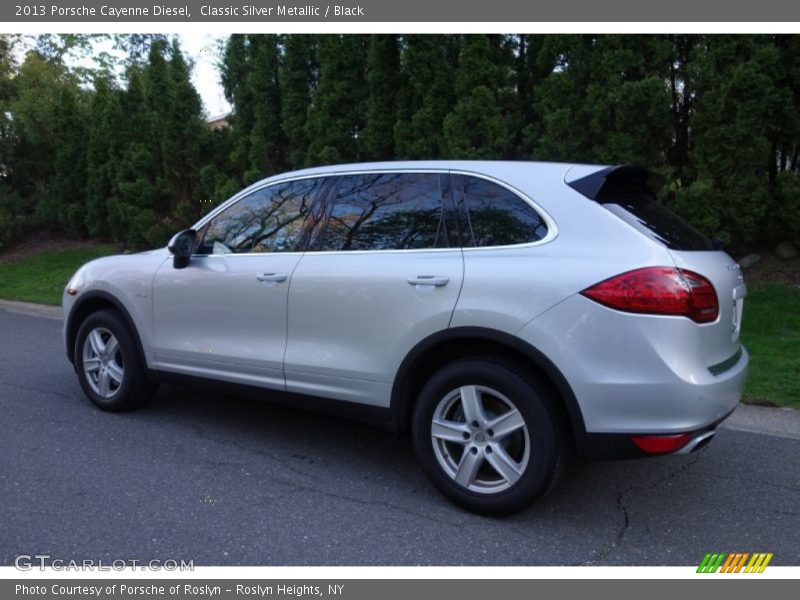 Classic Silver Metallic / Black 2013 Porsche Cayenne Diesel