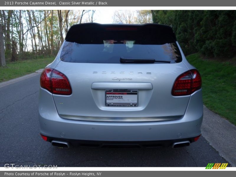 Classic Silver Metallic / Black 2013 Porsche Cayenne Diesel
