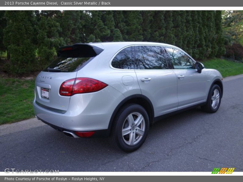 Classic Silver Metallic / Black 2013 Porsche Cayenne Diesel