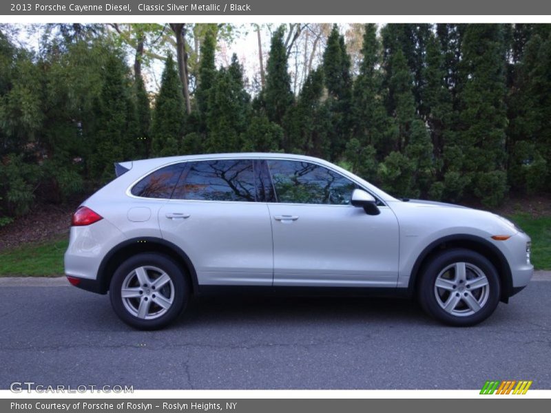 Classic Silver Metallic / Black 2013 Porsche Cayenne Diesel