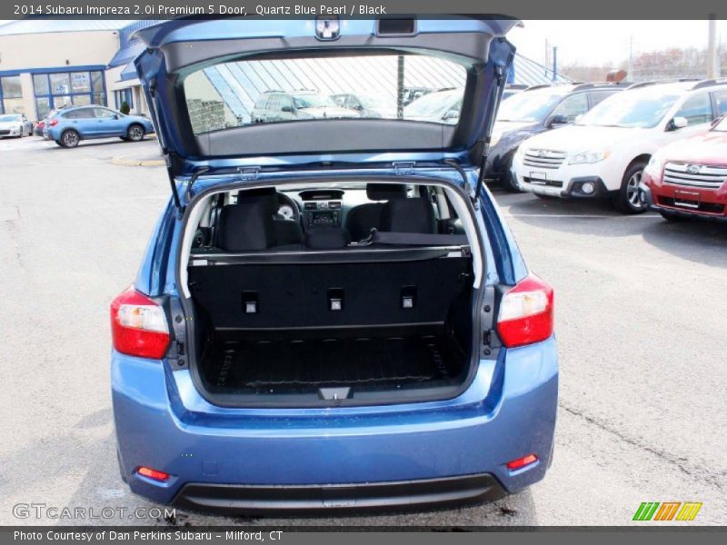 Quartz Blue Pearl / Black 2014 Subaru Impreza 2.0i Premium 5 Door