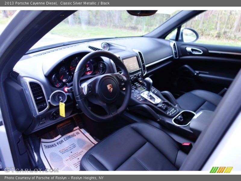 Classic Silver Metallic / Black 2013 Porsche Cayenne Diesel