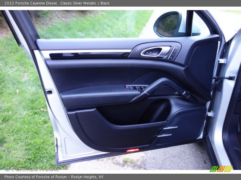 Classic Silver Metallic / Black 2013 Porsche Cayenne Diesel