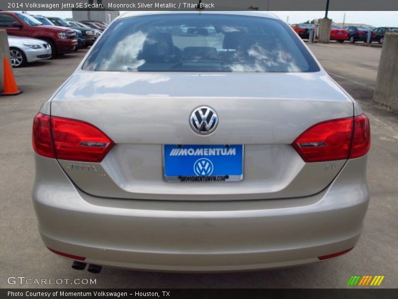 Moonrock Silver Metallic / Titan Black 2014 Volkswagen Jetta SE Sedan