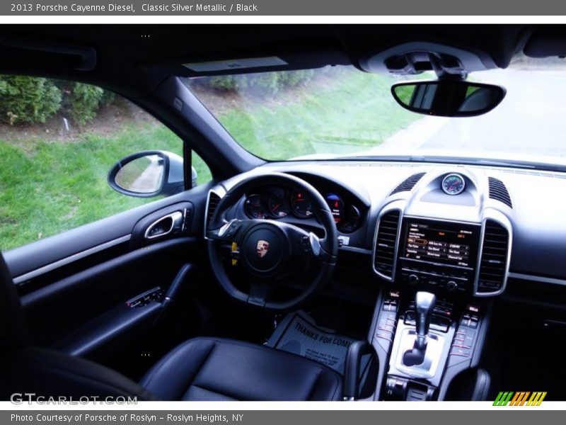 Classic Silver Metallic / Black 2013 Porsche Cayenne Diesel