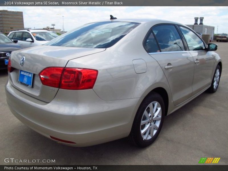 Moonrock Silver Metallic / Titan Black 2014 Volkswagen Jetta SE Sedan