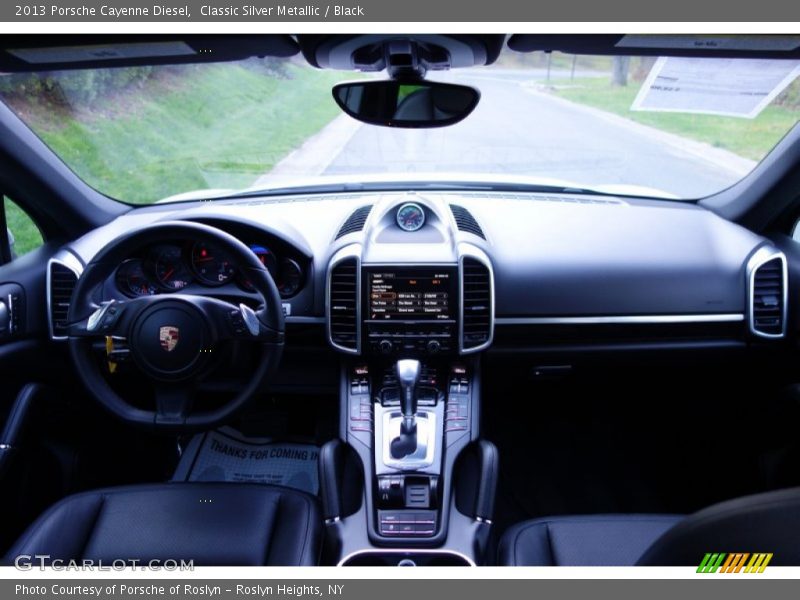 Classic Silver Metallic / Black 2013 Porsche Cayenne Diesel