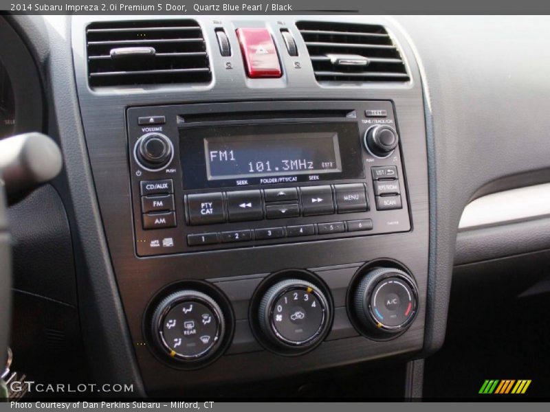 Quartz Blue Pearl / Black 2014 Subaru Impreza 2.0i Premium 5 Door