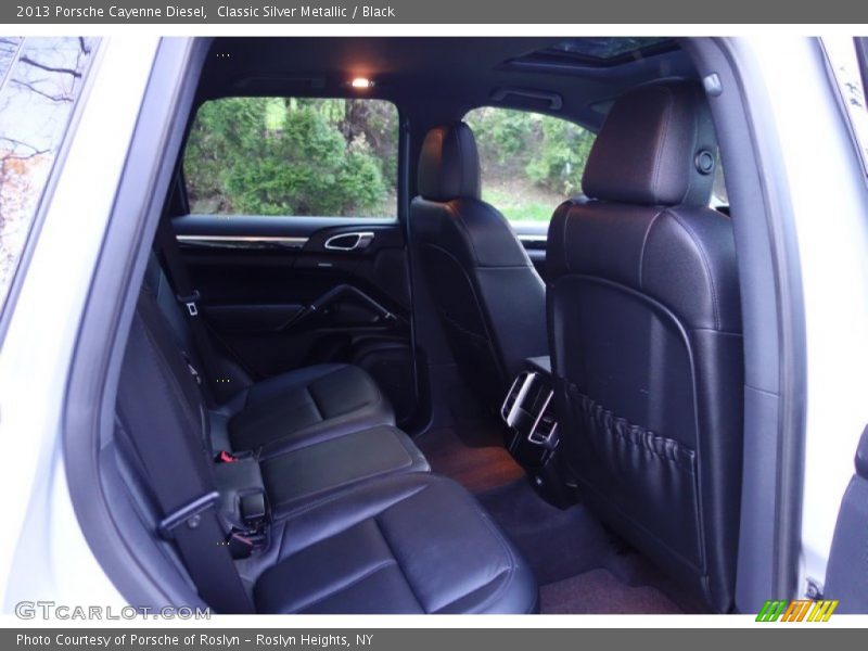 Classic Silver Metallic / Black 2013 Porsche Cayenne Diesel