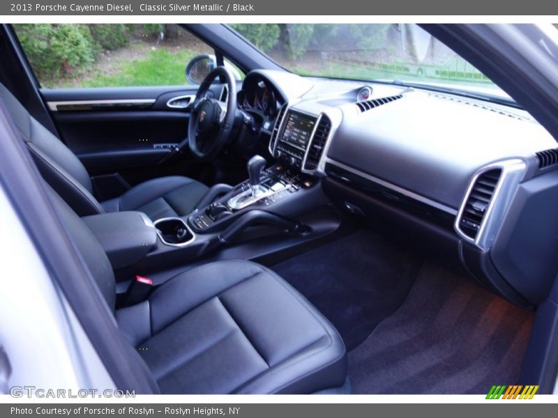 Classic Silver Metallic / Black 2013 Porsche Cayenne Diesel