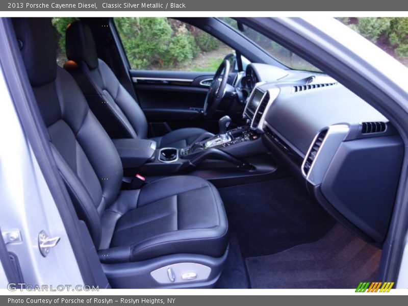 Classic Silver Metallic / Black 2013 Porsche Cayenne Diesel
