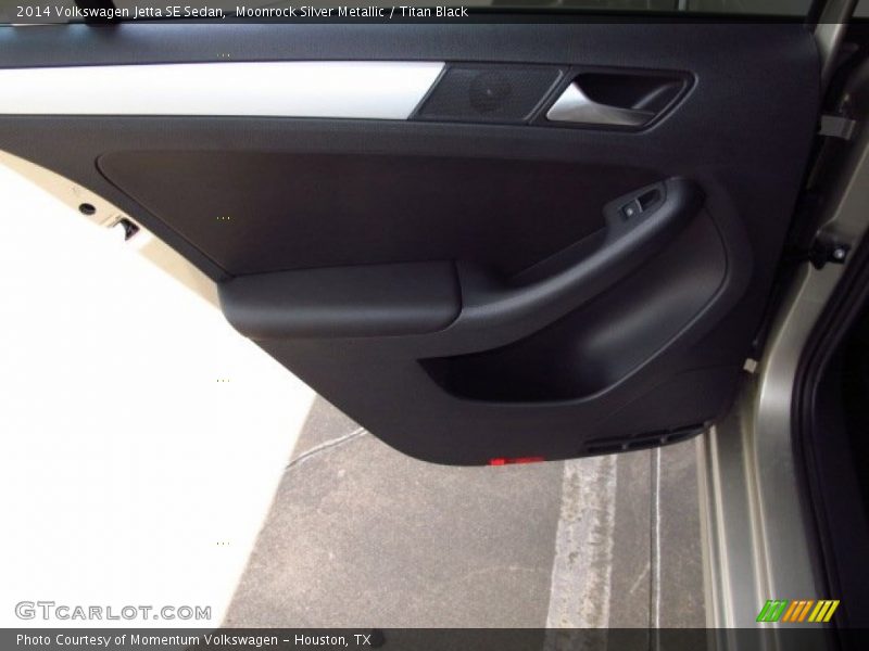 Moonrock Silver Metallic / Titan Black 2014 Volkswagen Jetta SE Sedan