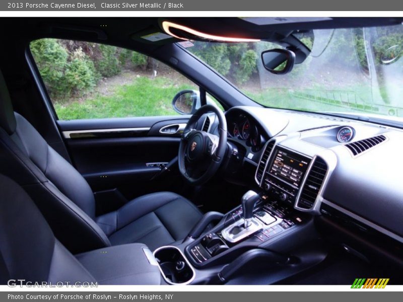 Classic Silver Metallic / Black 2013 Porsche Cayenne Diesel