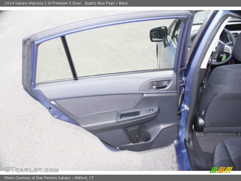 Quartz Blue Pearl / Black 2014 Subaru Impreza 2.0i Premium 5 Door