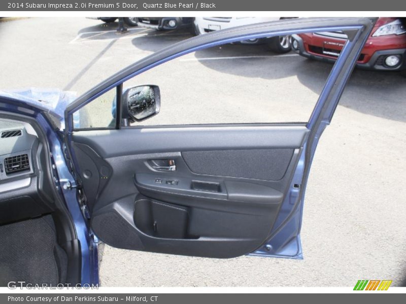 Quartz Blue Pearl / Black 2014 Subaru Impreza 2.0i Premium 5 Door