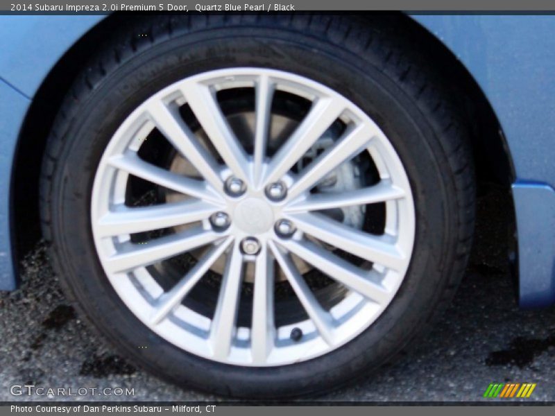 Quartz Blue Pearl / Black 2014 Subaru Impreza 2.0i Premium 5 Door