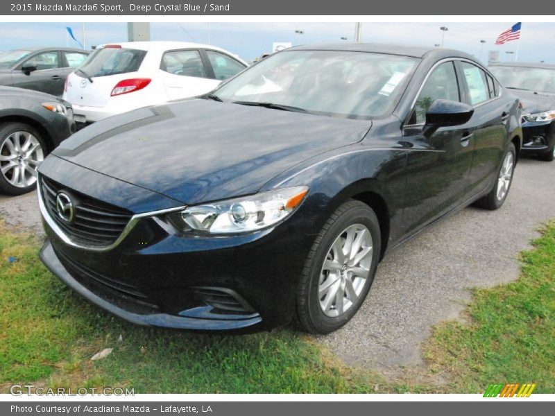 Deep Crystal Blue / Sand 2015 Mazda Mazda6 Sport