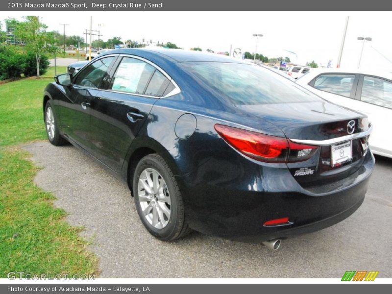 Deep Crystal Blue / Sand 2015 Mazda Mazda6 Sport