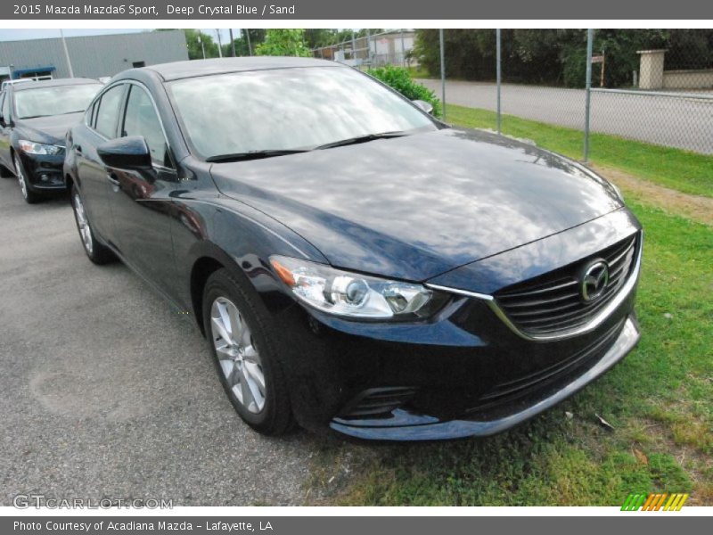 Deep Crystal Blue / Sand 2015 Mazda Mazda6 Sport