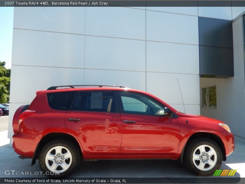 Barcelona Red Pearl / Ash Gray 2007 Toyota RAV4 4WD