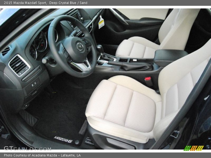 Deep Crystal Blue / Sand 2015 Mazda Mazda6 Sport