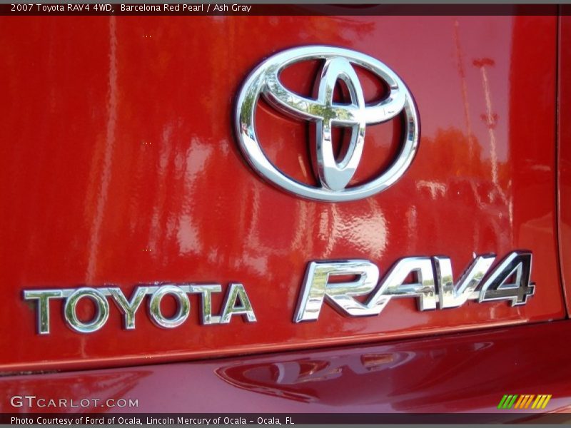 Barcelona Red Pearl / Ash Gray 2007 Toyota RAV4 4WD