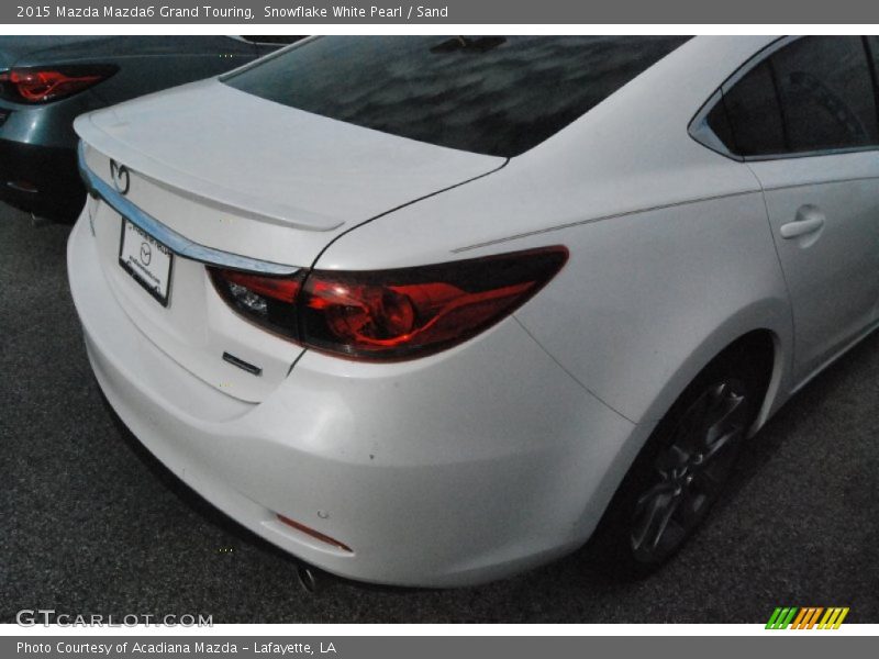Snowflake White Pearl / Sand 2015 Mazda Mazda6 Grand Touring