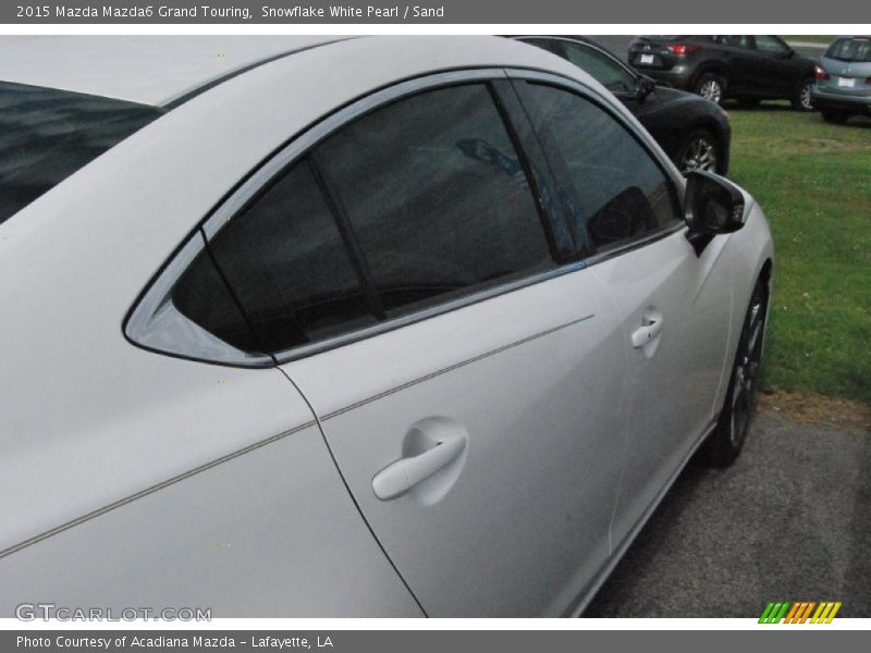 Snowflake White Pearl / Sand 2015 Mazda Mazda6 Grand Touring