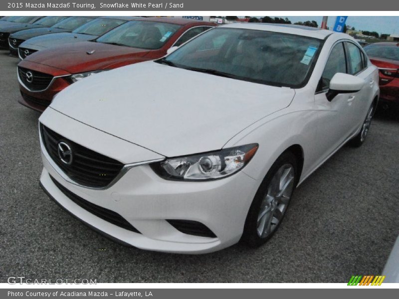 Snowflake White Pearl / Sand 2015 Mazda Mazda6 Touring