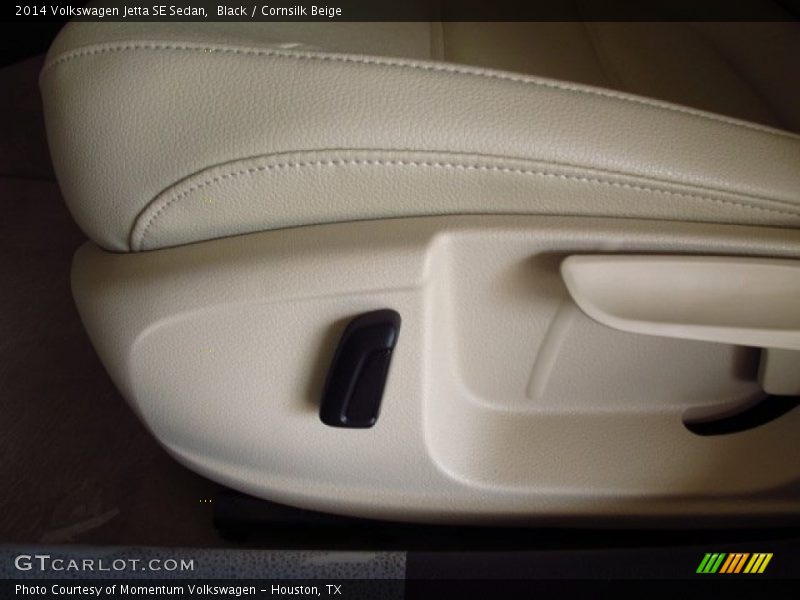 Black / Cornsilk Beige 2014 Volkswagen Jetta SE Sedan