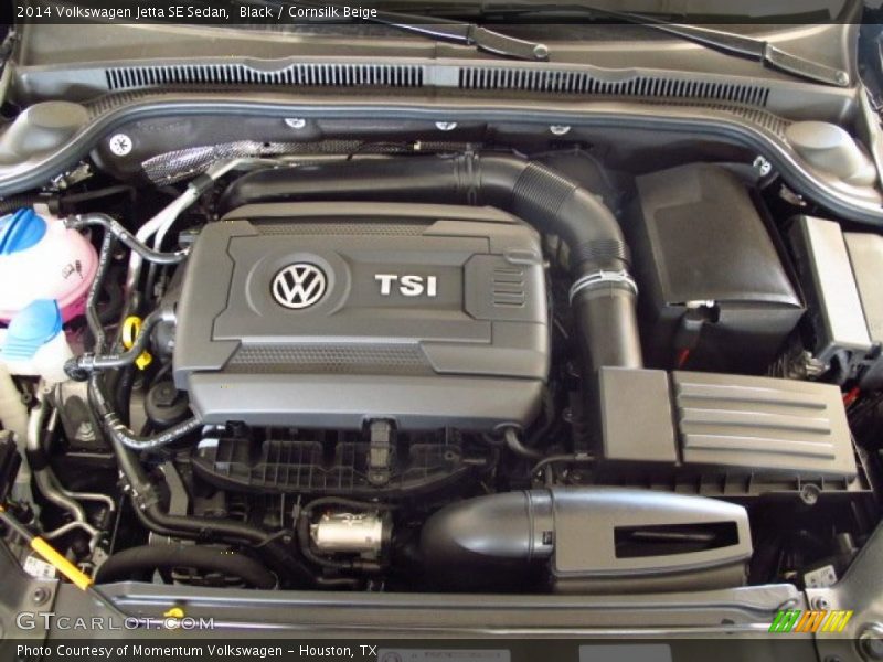 Black / Cornsilk Beige 2014 Volkswagen Jetta SE Sedan