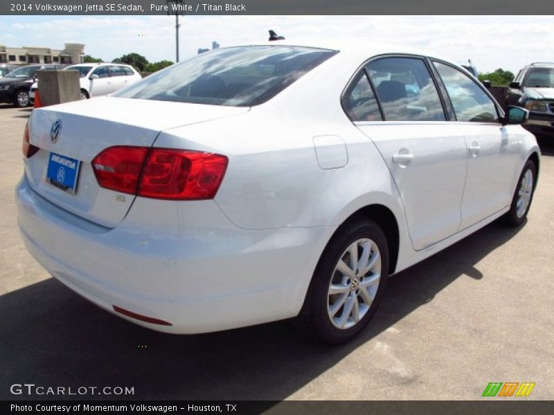 Pure White / Titan Black 2014 Volkswagen Jetta SE Sedan