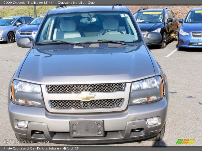 Graystone Metallic / Gray 2009 Chevrolet TrailBlazer LT 4x4