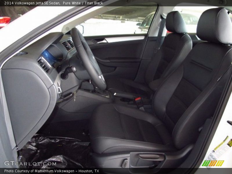 Pure White / Titan Black 2014 Volkswagen Jetta SE Sedan